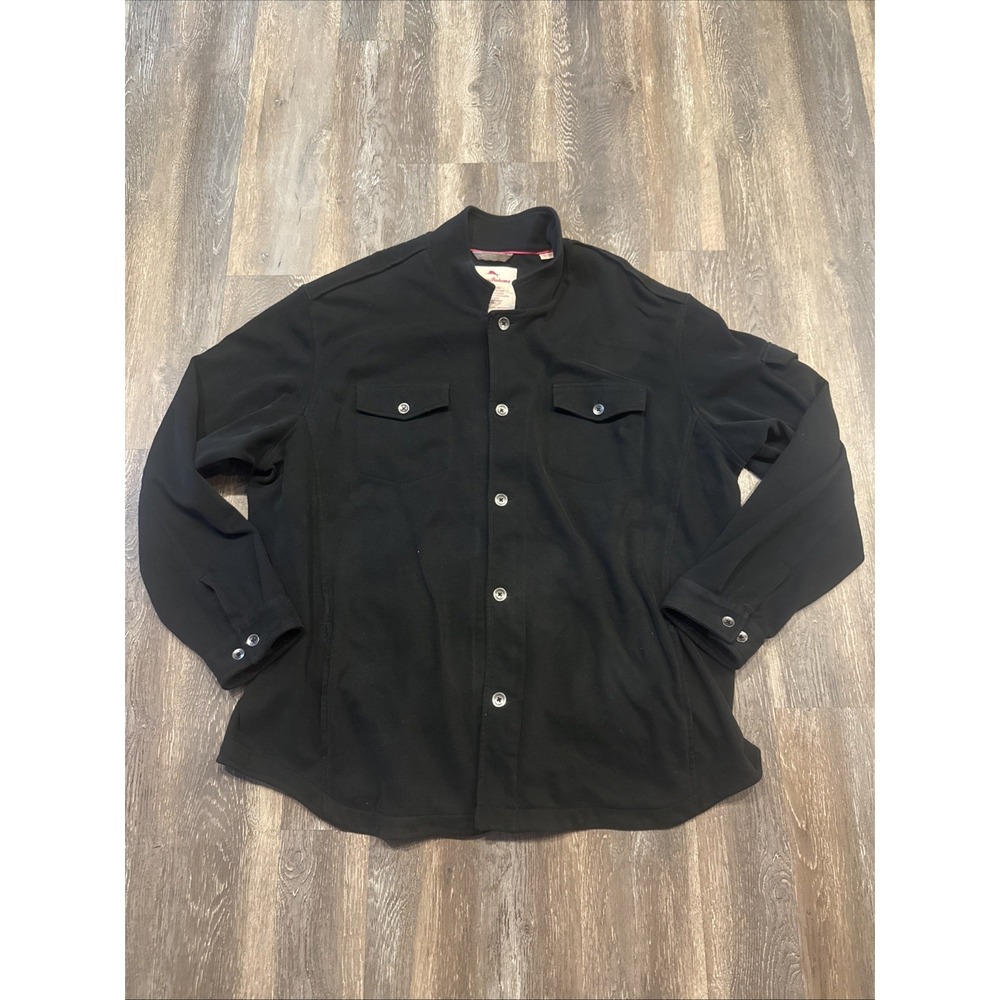 Tommy Bahama Men's XXL Front Button Shirt Jacket Pima Cotton Pockets 134-T22085